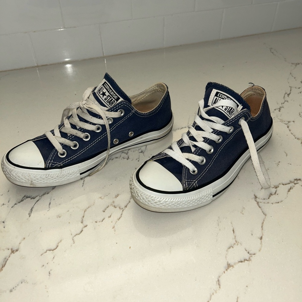 Converse Dark Blue Canvas Sneakers